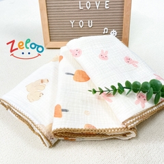 KHĂN TẮM MUSLIN ORGANIC CAO CẤP 90x90