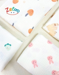 KHĂN TẮM MUSLIN ORGANIC CAO CẤP 90x90
