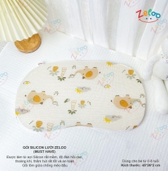 Gối Silicon Lưới  Zeloo Cao Cấp