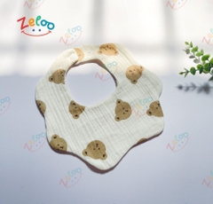 SET 3 YẾM TRÒN 6 LỚP MUSLIN ORGANIC ZELOO
