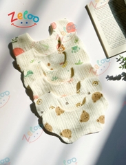 SET 3 YẾM TRÒN 6 LỚP MUSLIN ORGANIC ZELOO