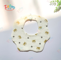 SET 3 YẾM TRÒN 6 LỚP MUSLIN ORGANIC ZELOO