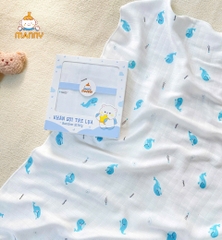 Chiếc khăn tắm Sợi Tre Lụa nhà MANNY rất mềm và thấm hút