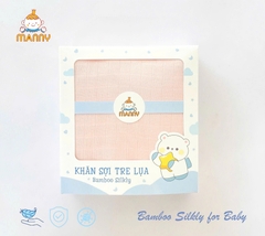 Chiếc khăn tắm Sợi Tre Lụa nhà MANNY rất mềm và thấm hút