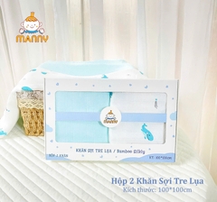Chiếc khăn tắm Sợi Tre Lụa nhà MANNY rất mềm và thấm hút