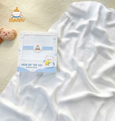 Chiếc khăn tắm Sợi Tre Lụa nhà MANNY rất mềm và thấm hút
