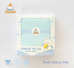 Chiếc khăn tắm Sợi Tre Lụa nhà MANNY rất mềm và thấm hút