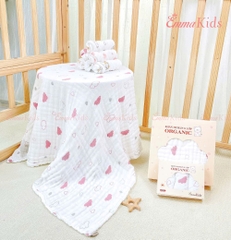 Khăn xô Đa Năng Muslin 6 lớp Emmakids