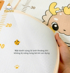 ấm lót chống thấm cao cấp 100% cotton organic Manny 4 lớp bề mặt siêu thấm hút, mềm mại