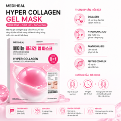 Mask Mediheal Hyper Collagen Gel Mask Căng Bóng Phục Hồi Da - 9 Miếng Fullbox
