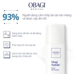 Kem dưỡng Obagi Medical Hydrate Facial Moisturizer 48g Fullbox Hàng Công Ty