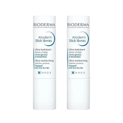 Combo 2 Son Dưỡng Môi Khô, Nứt Nẻ Bioderma Atoderm Stick Levres 4g x 2
