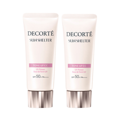 Combo 2 Kem chống nắng Decorte Tone Up CC SPF50+/PA++++ - Fullbox 32ml Hàng Công Ty - 10 Lavender Rose [Tiết kiệm 59K + Freeship]