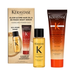 Bộ Đôi Dưỡng Tóc Kérastase Haircare Power Duo ( Dầu Dưỡng Tóc 15ml và Serum Dưỡng Tóc Ban Đêm 30ml)