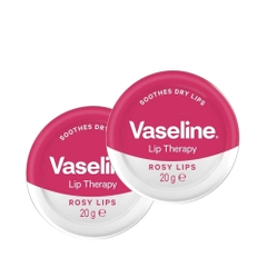 Combo 2 Dưỡng môi Vaseline Lip Therapy 20g x 2 - Rosy Lips