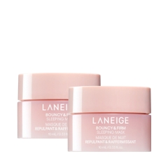 Combo 2 Mặt Nạ Ngủ Laneige Bouncy & Firm Sleeping Mask - Minisize 10ml - Hàng công ty