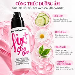 Xịt Khoá Makeup MAC Fix+ Stay Over Setting Spray 13ml Nobox - Hàng Công Ty