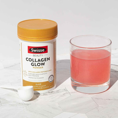 Bột Collagen Swisse Beauty Collagen Glow Powder with Vitamin C 120g
