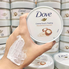 Tẩy Tế Bào Chết Body Dove Creme Dusch Peeling - 225ml (Bản Đức)