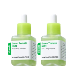 Combo 2 Serum Cà Chua Xanh Thu Nhỏ Lỗ Chân Lông Và Sáng Da Sungboon Green Tomato - Tách Set Nobox - NMN 40ml [Tiết kiệm 49K + Freeship]