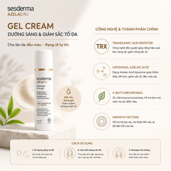 Kem Gel Sesderma Azelac Ru Gel Cream 50ml - Fullbox - Hàng Công Ty