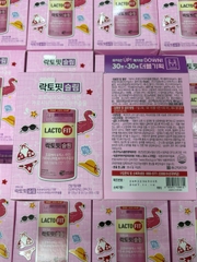 Lactofit Slim (Màu hồng) 30 Gói (2g X 30) - Fullbox - Hàng Hàn
