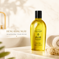 Dầu Tắm Dưỡng Thể Hạnh Nhân L'Occitane Almond Shower Oil 250ml - Nobox - Hàng Duty