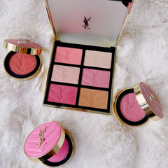 Phấn Má Hồng YSL Limited‑Edition Golden Oasis Face Palette (6×4.5g) – Hàng US