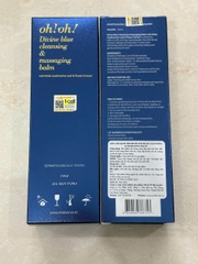 Sáp Tẩy Trang Làm Sạch Sâu Dịu Nhẹ Trẻ Hóa Da Oh Oh! Divine Blue Cleansing & Massaging Balm 150ml - Fullbox - Hàng Công Ty