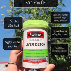 Viên Uống Giải Độc Và Bổ Gan Swisse Liver Detox