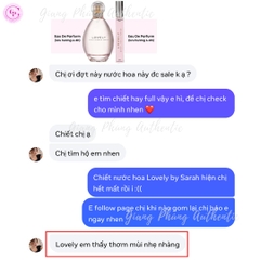 Combo 2 Nước Hoa Lovely by Sarah Jessica Parker EDP - 10ml x 2