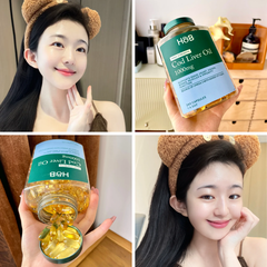 Viên Uống Dầu Gan Cá Tuyết Bổ Sung Omega - HB Liver Oil 500mg - 60 Viên