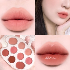 Bảng Son Và Má Hồng Kem 9 Ô Dasique Mood Painting Lip & Cheek 6g