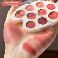 Bảng Son Và Má Hồng Kem 9 Ô Dasique Mood Painting Lip & Cheek 6g