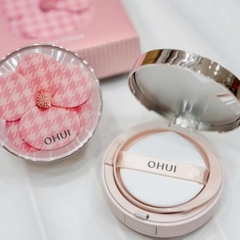 Set Phấn Nước Ohui Ultimate Cover Cushion Moisture Flower Limited 2026 Tone 01 (1 Hộp & 2 Lõi Refill) - Fullbox