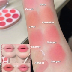 Bảng Son Và Má Hồng Kem 9 Ô Dasique Mood Painting Lip & Cheek 6g