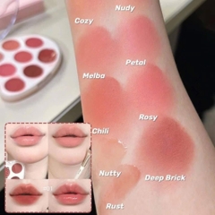 Bảng Son Và Má Hồng Kem 9 Ô Dasique Mood Painting Lip & Cheek 6g
