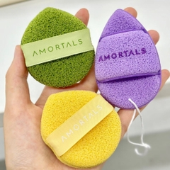 Set 3 bông mút rửa mặt Amortals - Hàng công ty