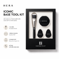 Bộ Dụng Cụ Trang Điểm Đánh Nền Cao Cấp HERA Iconic Base Tool Kit - 1 Cọ & 3 Mút