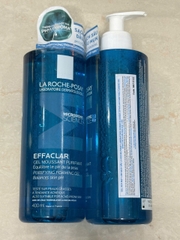 Sữa Rửa Mặt Làm Sạch Sâu Kiểm Soát Nhờn La Roche-Posay Effaclar Gel Moussant Purifiant Foaming Gel 400ml - Hàng Công Ty