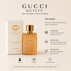 Nước Hoa Gucci Mini 5ml - Fullbox - Hàng Công ty