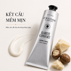 Kem Dưỡng Chân Dưỡng Ẩm Chuyên Sâu L'Occitane 150ml - Fullbox - Hàng Duty
