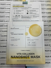 Mặt Nạ Thạch Nâng Cơ Căng Bóng MediAnswer Collagen Nanoshot (5 miếng) - Fullbox - Hàng Công Ty