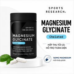 Viên uống Sport Research Magnesium Glycinate Chelated 90 viên