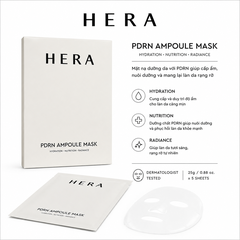 Mặt Nạ Hera PDRN Ampoule Mask Phục Hồi Căng Bóng Da - Fullbox (21mlx3)