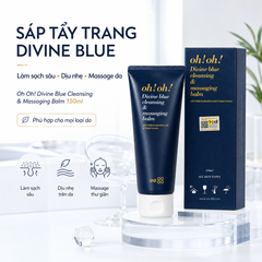 Sáp Tẩy Trang Làm Sạch Sâu Dịu Nhẹ Trẻ Hóa Da Oh Oh! Divine Blue Cleansing & Massaging Balm 150ml - Fullbox - Hàng Công Ty