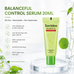 Set Dưỡng Da Cấp Ẩm Làm Dịu Torriden Dive In Low Molecular Hyaluronic Acid Cream 20ml & Balanceful Control Serum 20ml - Tách Set Nobox