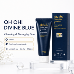 Sáp Tẩy Trang Làm Sạch Sâu Dịu Nhẹ Trẻ Hóa Da Oh Oh! Divine Blue Cleansing & Massaging Balm 150ml - Fullbox - Hàng Công Ty