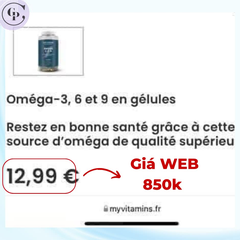 Viên uống Omega 3 6 9 Myvitamin - 120 viên