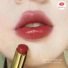 Son Tomford Soleil Ultra-shine lip color 3.3g - Fullbox - 34 Rose Irise